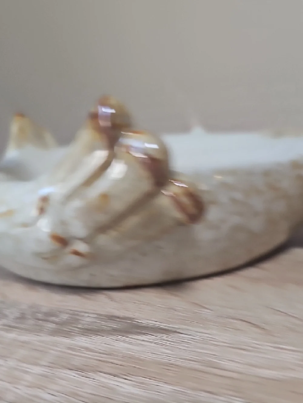 White Ceramic Glazed Pottery Duck Decorative Trinket Or Soap Dish Whimsy & Cute